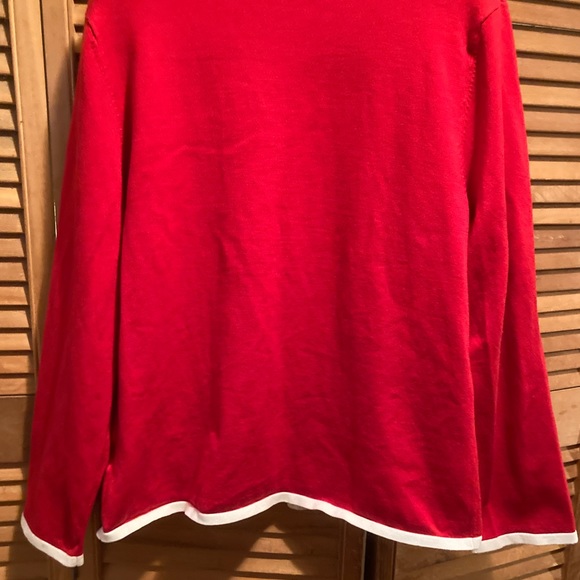 George Red & Off White Striped Cardigan Set - Picture 16 of 16